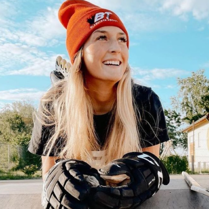 Toque (Beanie) Red Bladetech Hockey