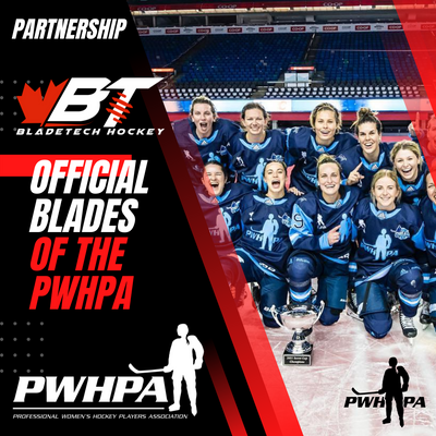PRESS RELEASE - Bladetech Hockey partners with PWHPA to support growth of professional women's hockey