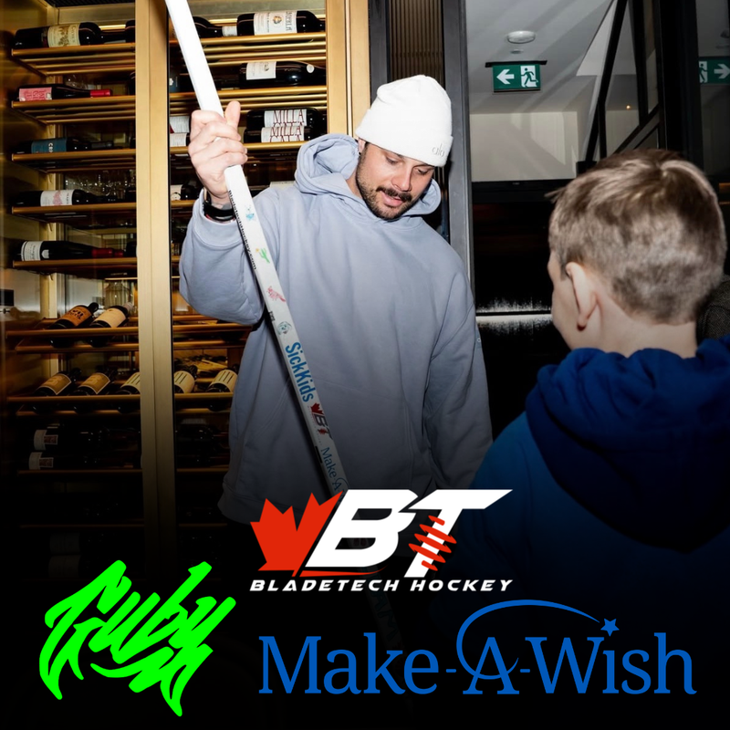 Liam's Mission - Liam Meets Auston Matthews to Gift Skates and Stick!