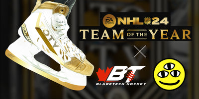 EA Sports Team of the Year with Bladetech Hockey 24K Gold blades